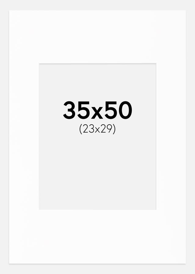 Paspartŭ Canson Bela Bel notranji rob 35x50 cm (23x29)