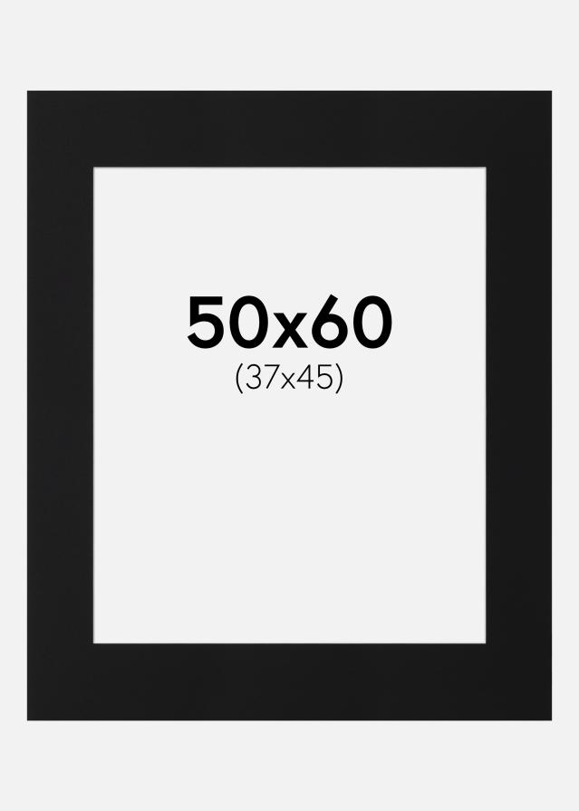 Paspartŭ Črni Standard (Belo Jedro) 50x60 cm (37x45)
