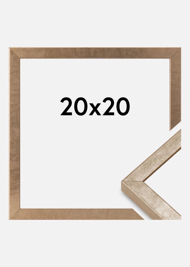 Okvir Ares Akrilno steklo Medenina 20x20 cm