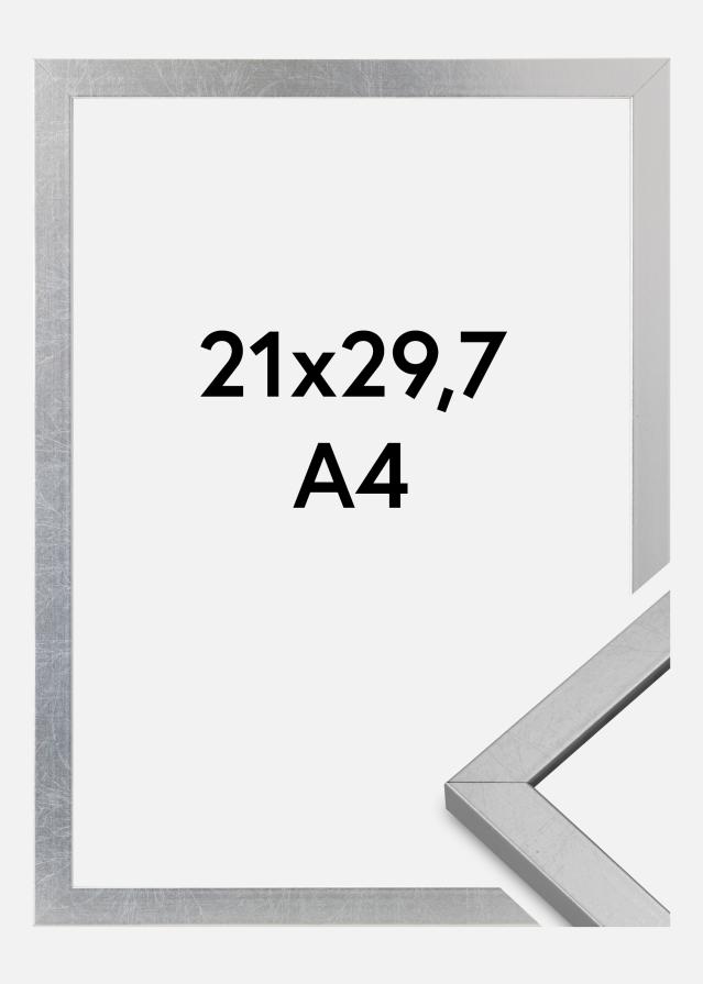 Okvir Minerva Akrilno steklo Srebrna 21x29,7 cm (A4)