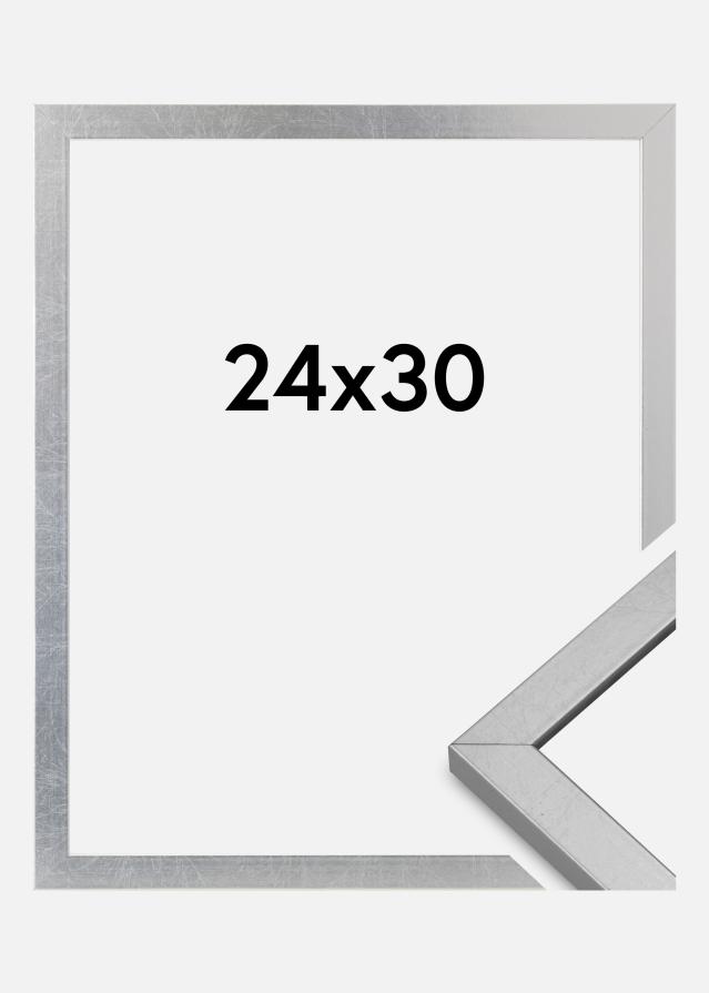 Okvir Minerva Akrilno steklo Srebrna 24x30 cm
