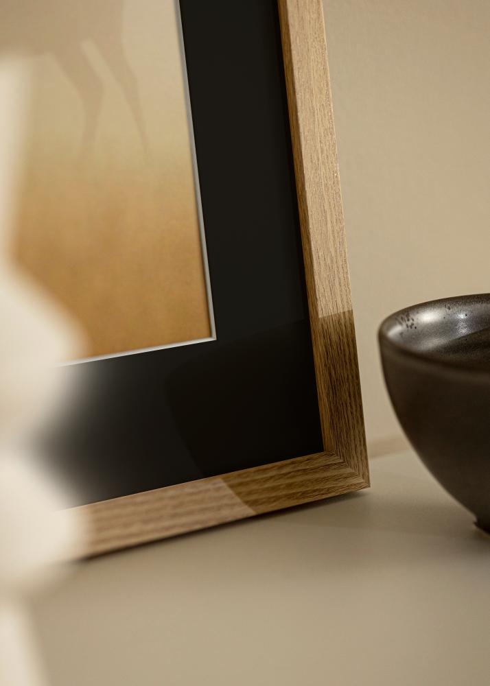 Okvir Selection Hrast 13x18 cm - Paspartŭ Črna 9x12 cm