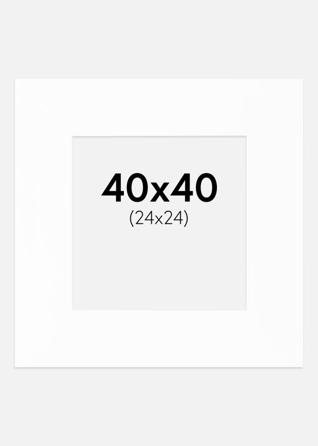 Paspartŭ Canson Bela Bel notranji rob 40x40 cm (24x24)