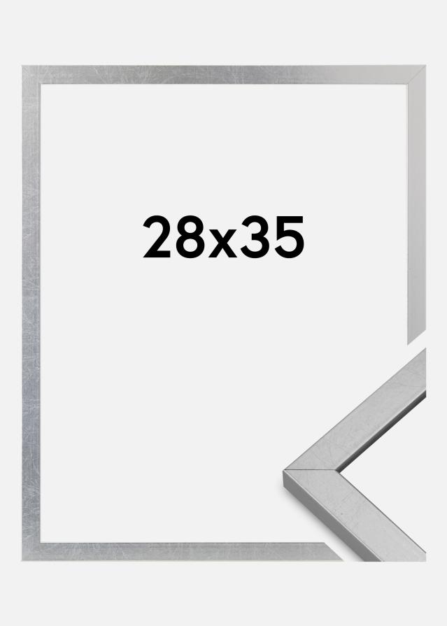 Okvir Minerva Akrilno steklo Srebrna 28x35 cm