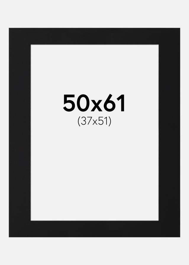 Paspartŭ Črni Standard (Belo Jedro) 50x61 cm (37x51)