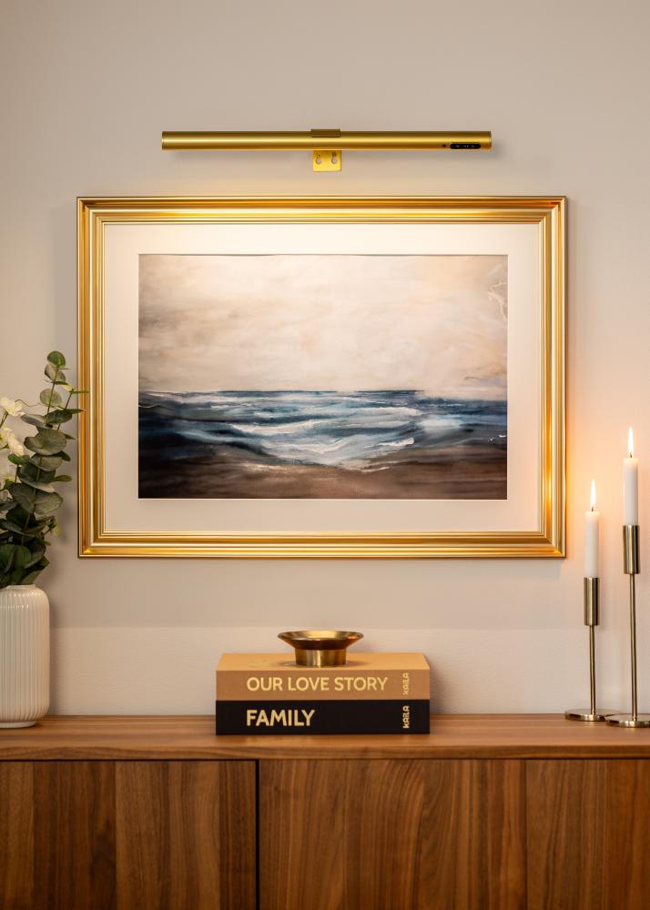 KAILA Halo Baterijska Slika Osvetlitev 50 cm - Zlato