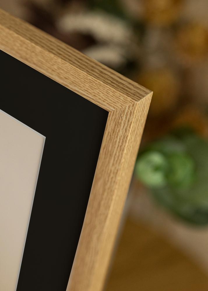 Okvir Selection Hrast 13x18 cm - Paspartŭ Črna 9x12 cm