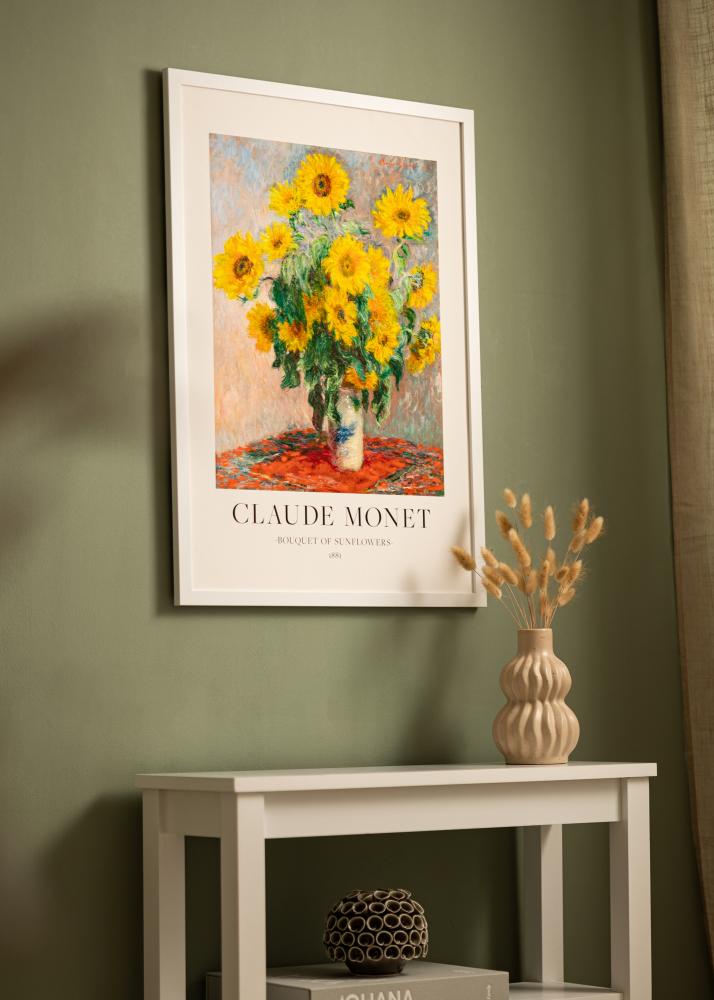 Okvir Deco Akrilno steklo Bela 60x80 cm