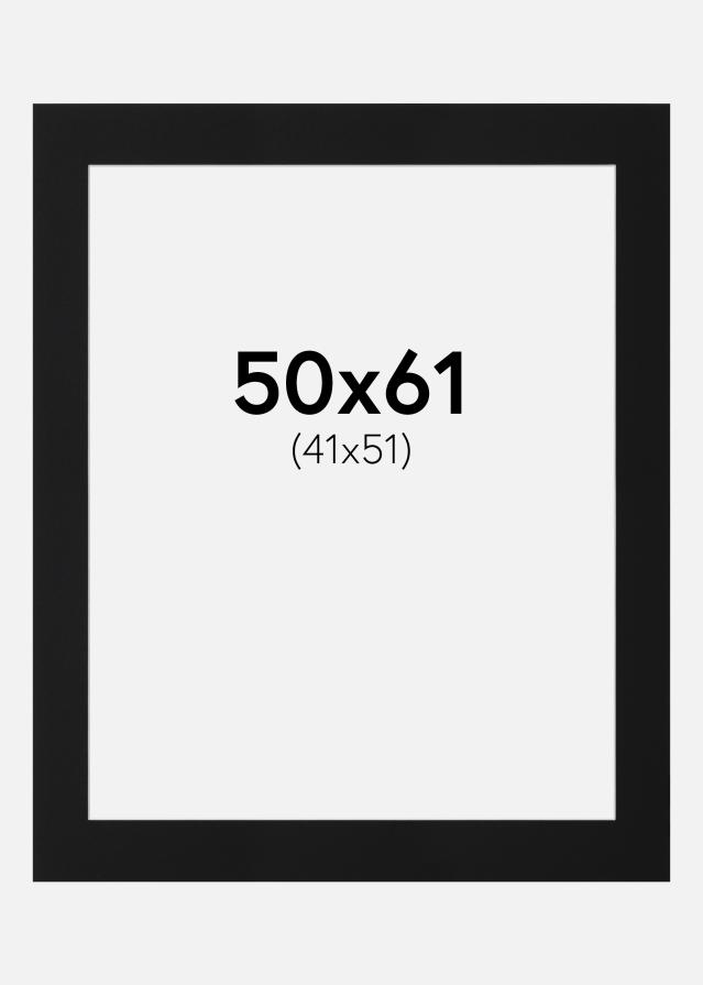 Paspartŭ Črni Standard (Belo Jedro) 50x61 cm (41x51)