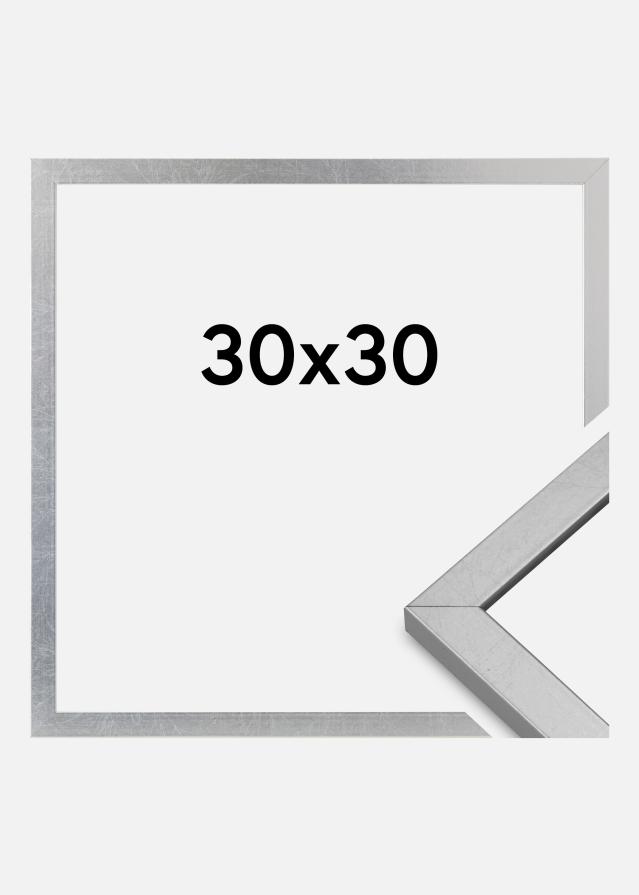 Okvir Minerva Akrilno steklo Srebrna 30x30 cm