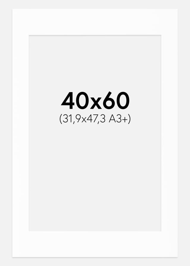 Paspartŭ Canson Bela Bel notranji rob 40x60 cm (31,9x47,3 - A3+)