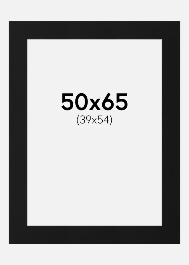 Paspartŭ Črni Standard (Belo Jedro) 50x65 cm (39x54)