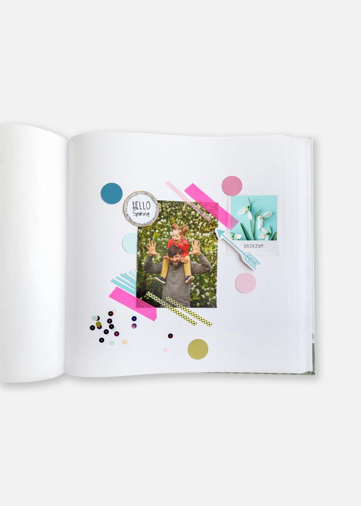 Amazing Memories Album Modra - 28x29 cm (100 Beli Strani / 50 listov)