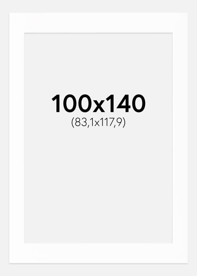 Paspartŭ Canson Bela Bel notranji rob 100x140 cm (83,1x117,9)