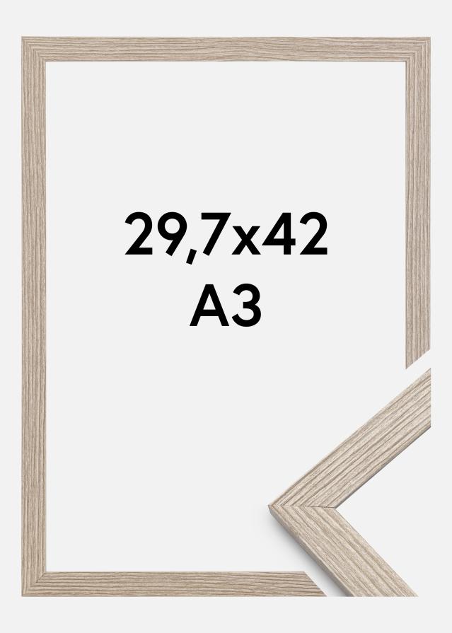 Okvir Eleganten Akrilno steklo Greige Oak 29,7x42 cm (A3)