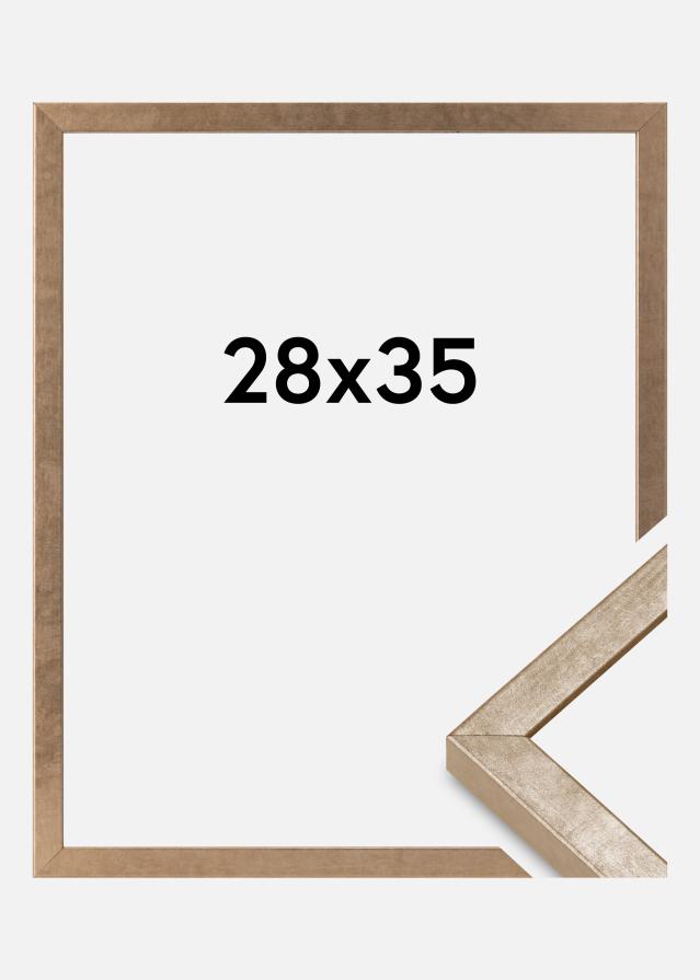Okvir Ares Akrilno steklo Medenina 28x35 cm