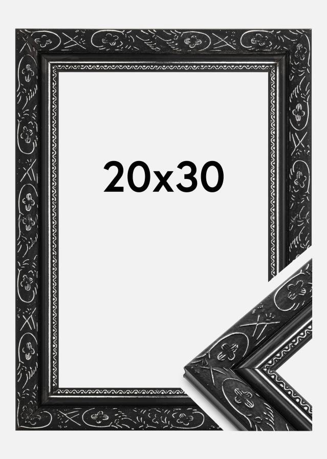 Okvir Barok Črna 20x30 cm