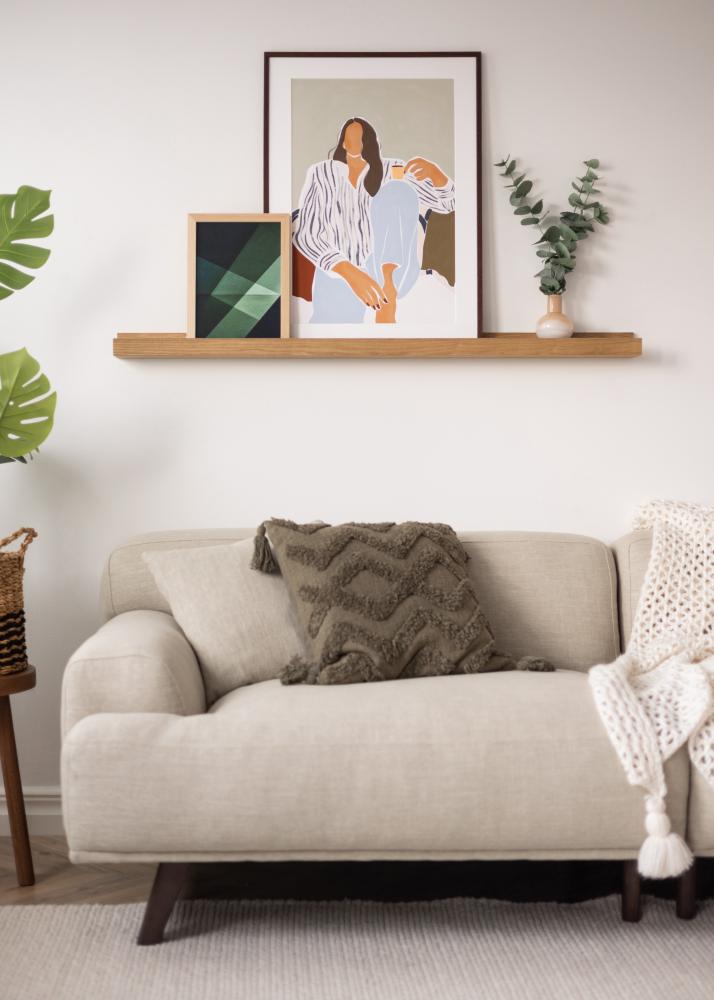 KAILA Polica za slike Hrast 130 cm