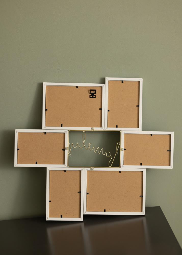 Lovely Family Kolaž okvir Bela - 6 Slike