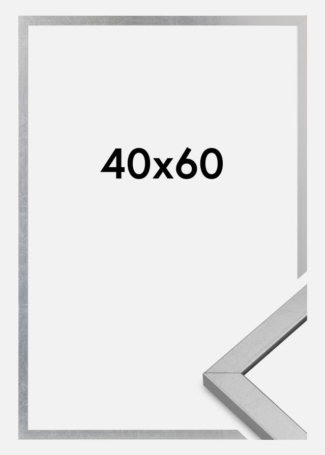 Okvir Minerva Akrilno steklo Srebrna 40x60 cm