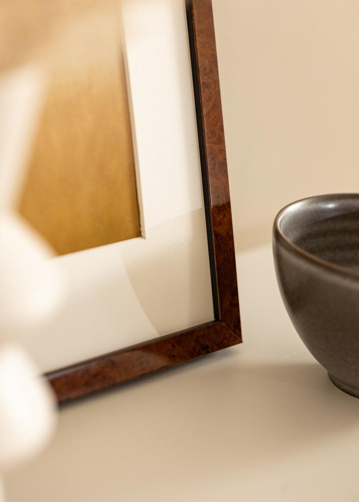 Okvir Ares Akrilno steklo Burr Walnut 29,7x42 cm (A3)