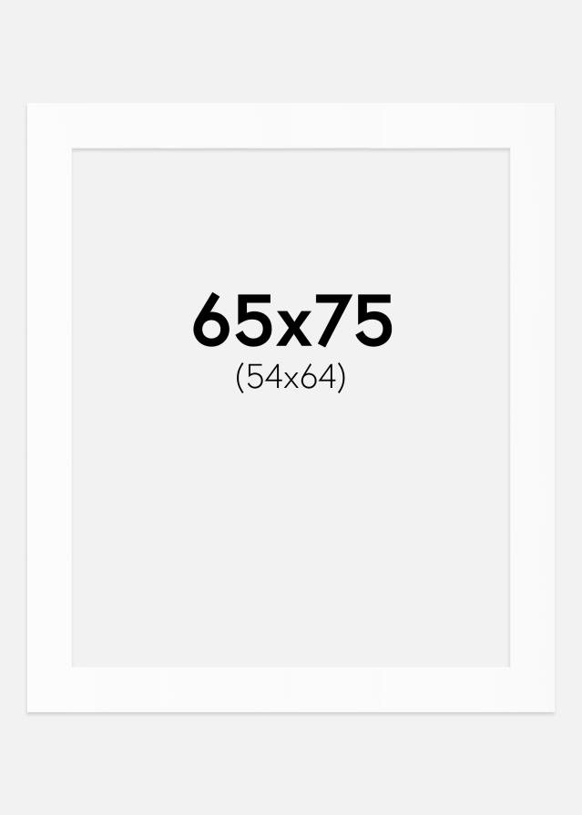 Paspartȗ Beli Standard (Belo Jedro) 65x75 cm (54x64)