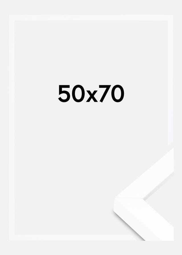BGA Škatlasti okvir Akrilno steklo Bela 50x70 cm