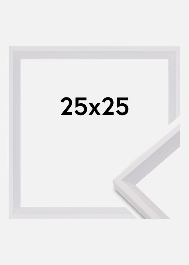 Okvir Globe Akrilno steklo Bela 25x25 cm