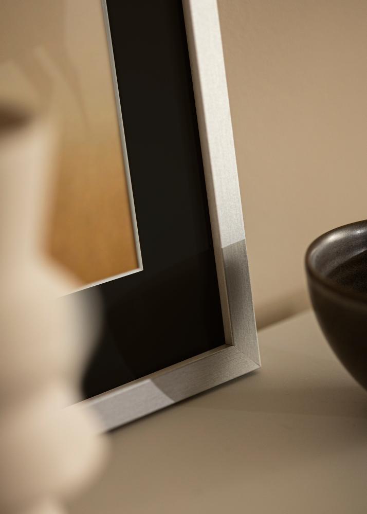 Okvir Selection Srebrna 40x50 cm - Paspartŭ Črna 30x40 cm
