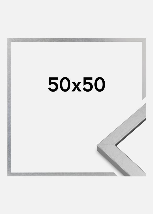 Okvir Minerva Akrilno steklo Srebrna 50x50 cm