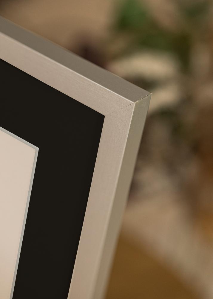 Okvir Selection Srebrna 40x50 cm - Paspartŭ Črna 30x40 cm