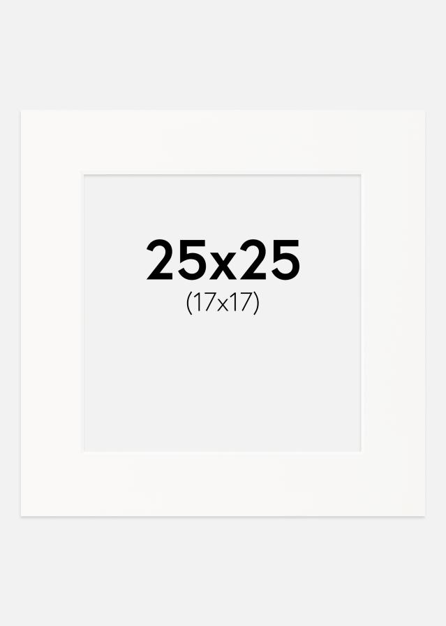 Paspartŭ Umazano bela Bel notranji rob 25x25 cm (17x17)