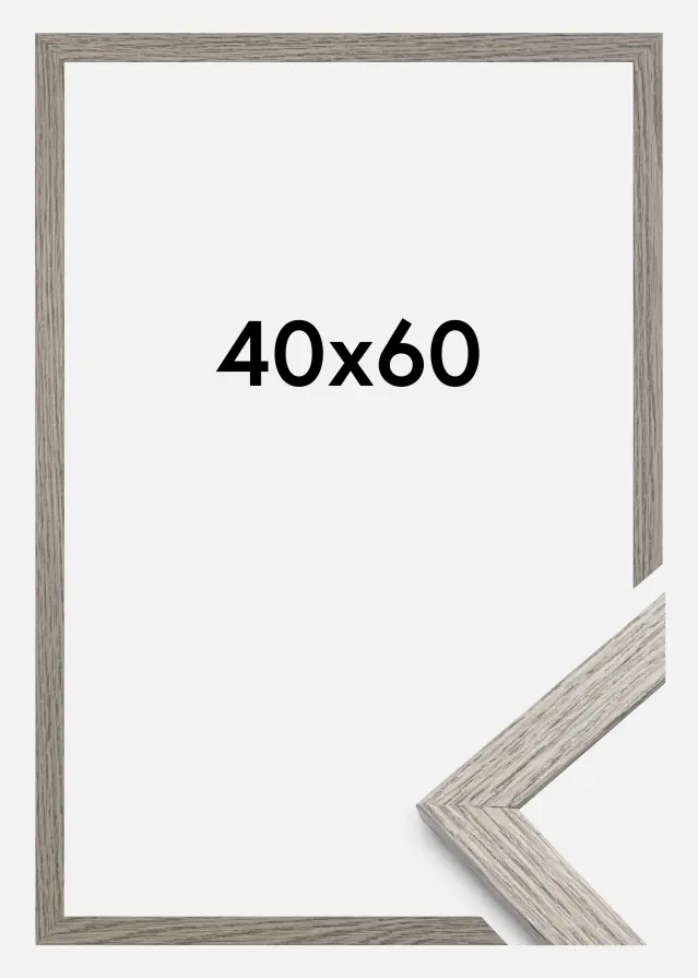 Okvir Eleganten Akrilno steklo Grey Oak 40x60 cm