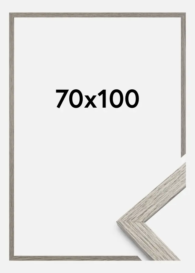Okvir Eleganten Akrilno steklo Grey Oak 70x100 cm