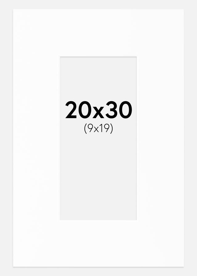 Paspartŭ Canson Bela Bel notranji rob 20x30 cm (9x19)