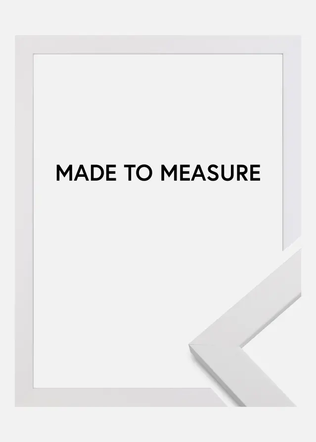 Okvir White Wood - Poljubna velikost