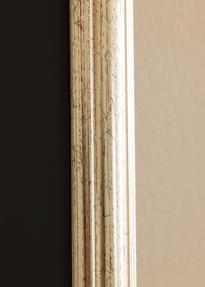 Okvir Västkusten Srebrna 70x100 cm - Paspartŭ Črna 62x93 cm