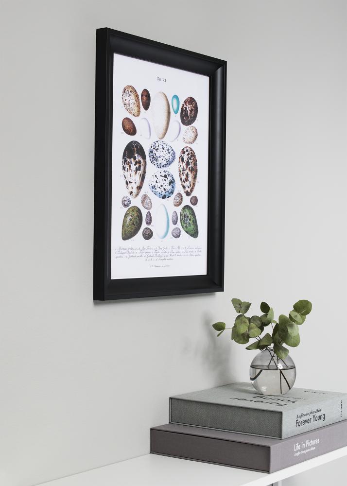 Okvir Öjaren Črna 70x100 cm - Paspartŭ Črna 59,4x84 cm (A1)