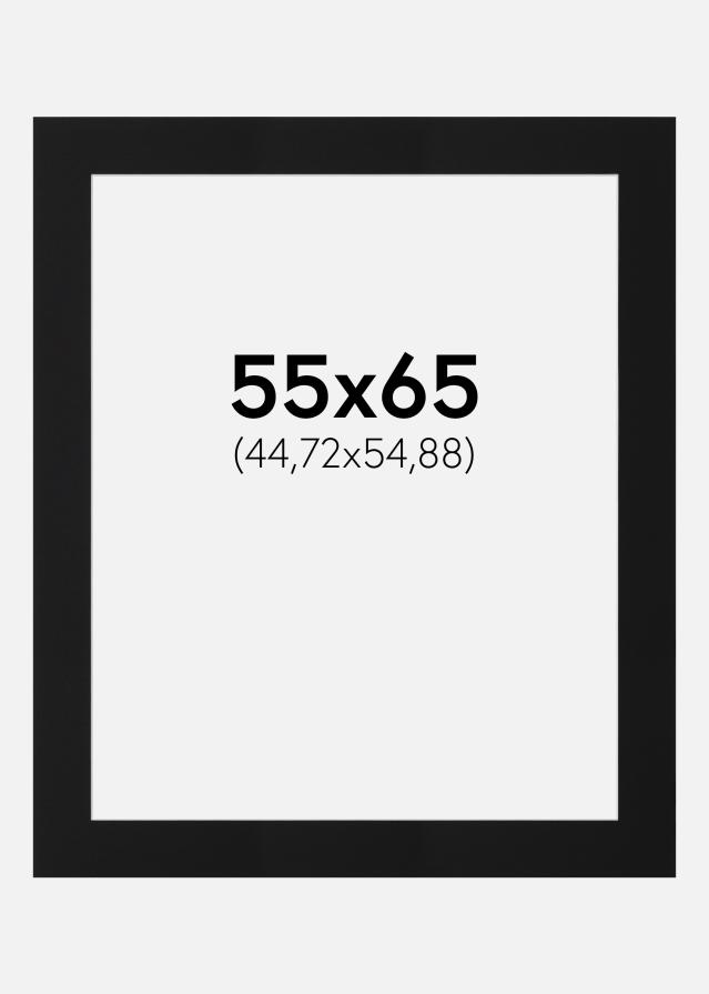 Paspartŭ Črni Standard (Belo Jedro) 55x65 cm (44,72x54,88)