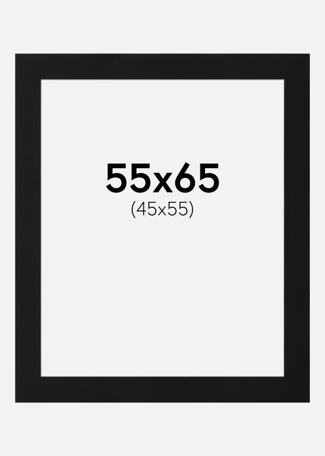 Paspartŭ Črni Standard (Belo Jedro) 55x65 cm (45x55)