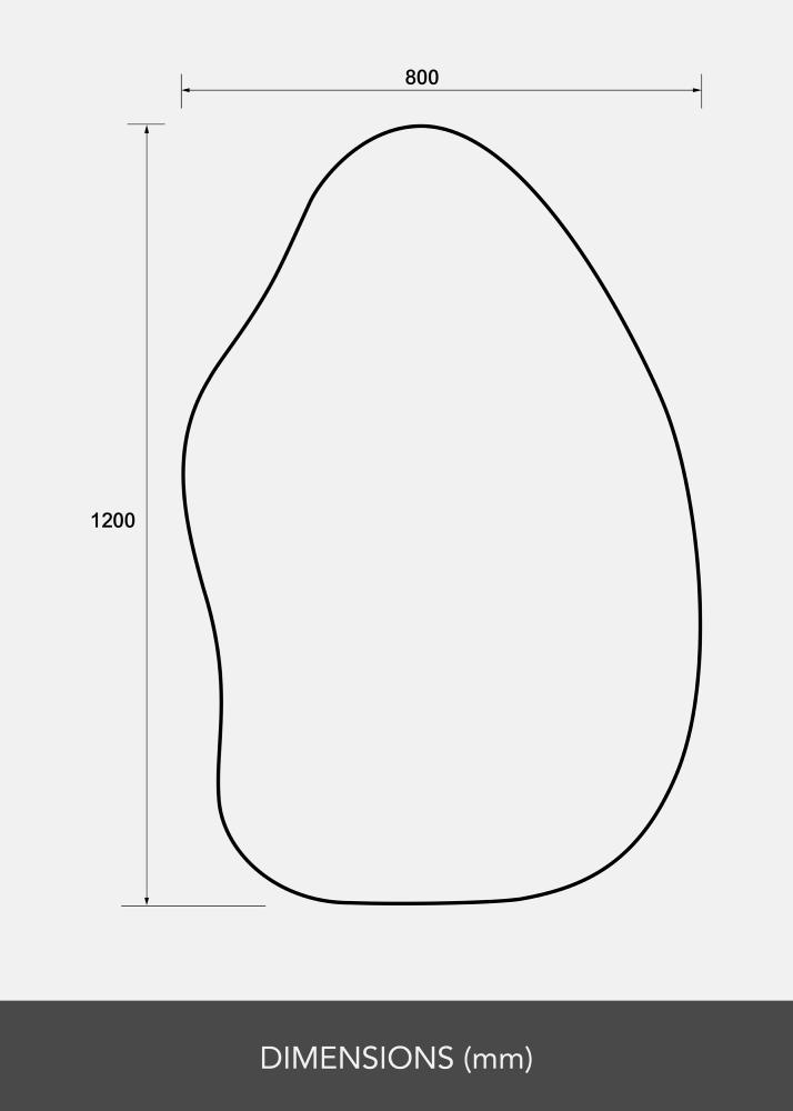 Ogledalo Perspective 80x120 cm