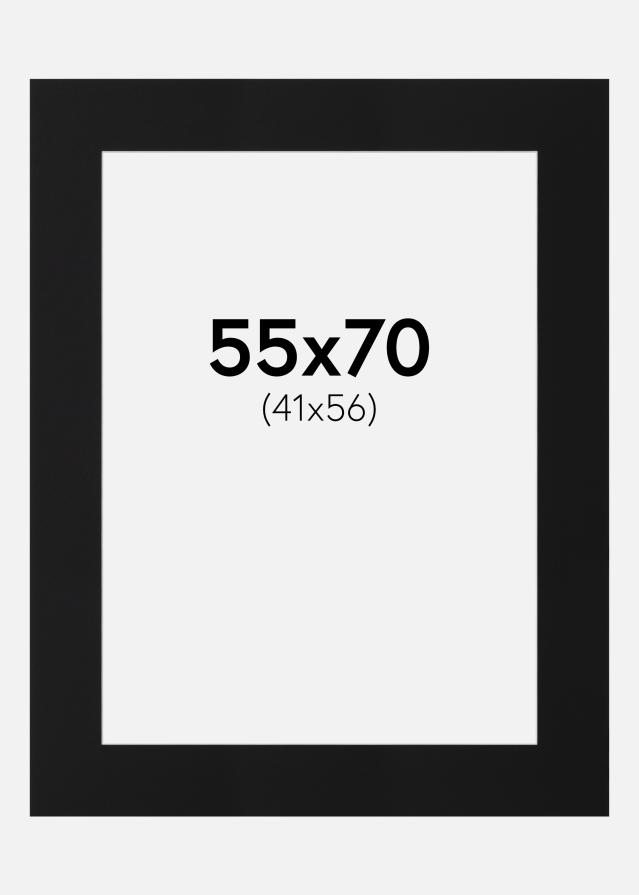 Paspartŭ Črni Standard (Belo Jedro) 55x70 cm (41x56)