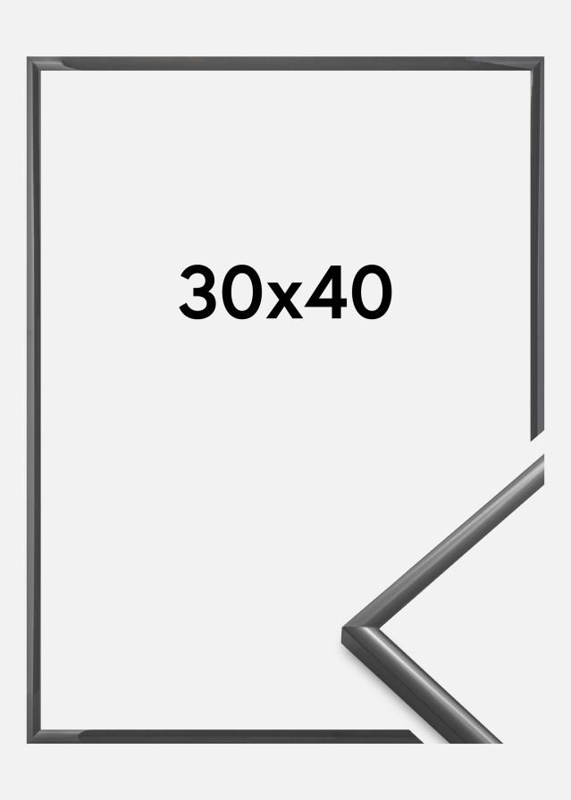 Okvir New Lifestyle Akrilno steklo Temno-siva 30x40 cm