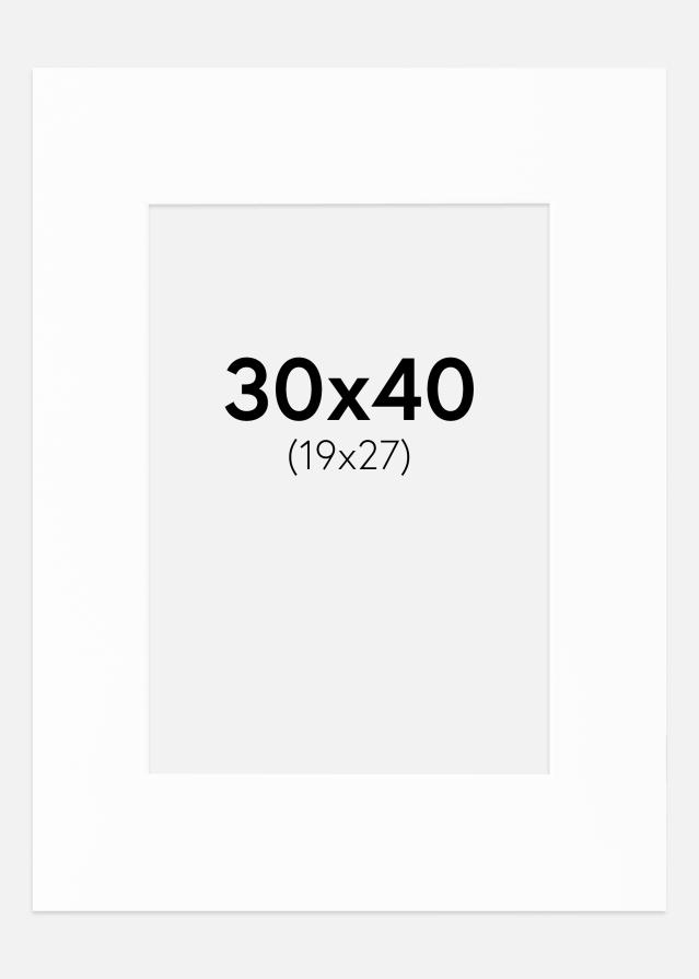 Paspartŭ Canson Bela Bel notranji rob 30x40 cm (19x27)