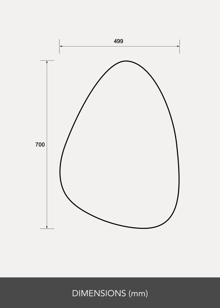 Ogledalo Pebble 50x70 cm - Selected By BGA