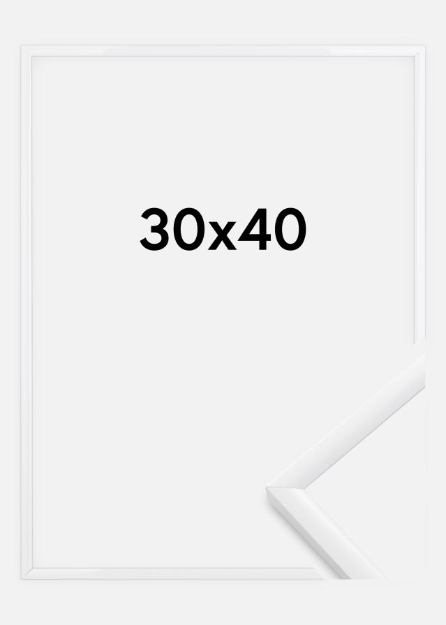 Okvir New Lifestyle Akrilno steklo Bela 30x40 cm