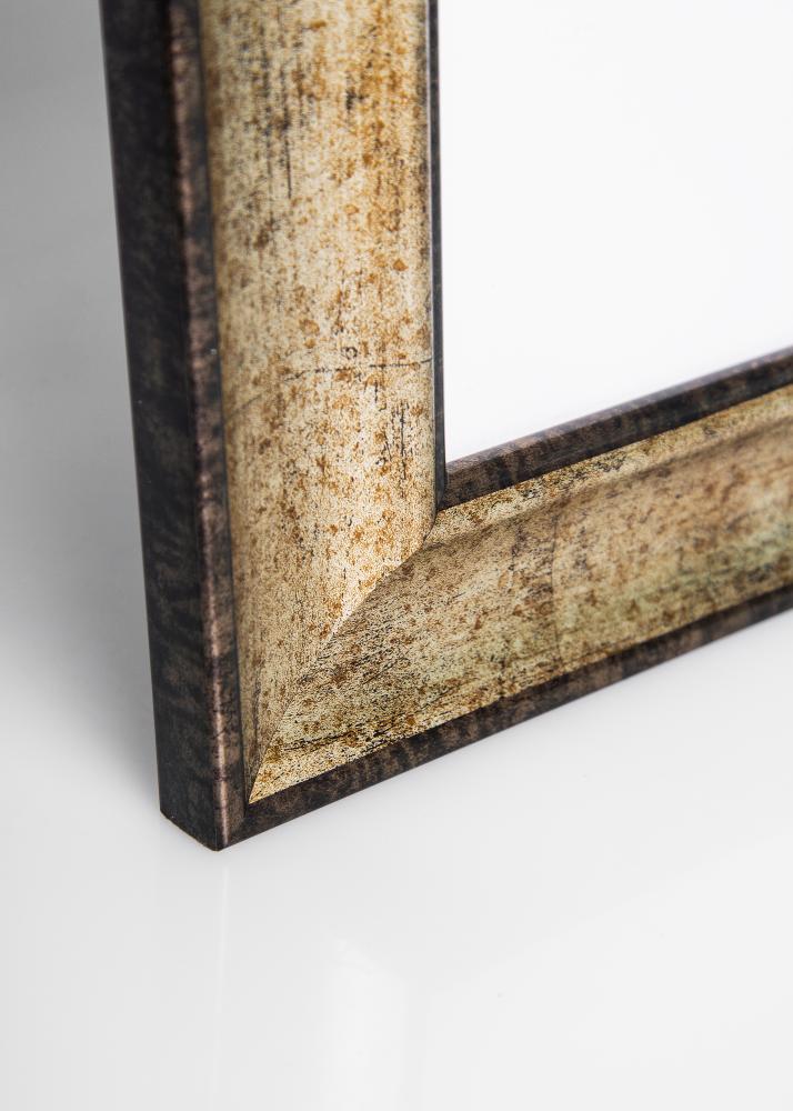 Okvir Saltsjöbaden Antično zlato 20x25 cm - Paspartŭ Črna 13x19,5 cm