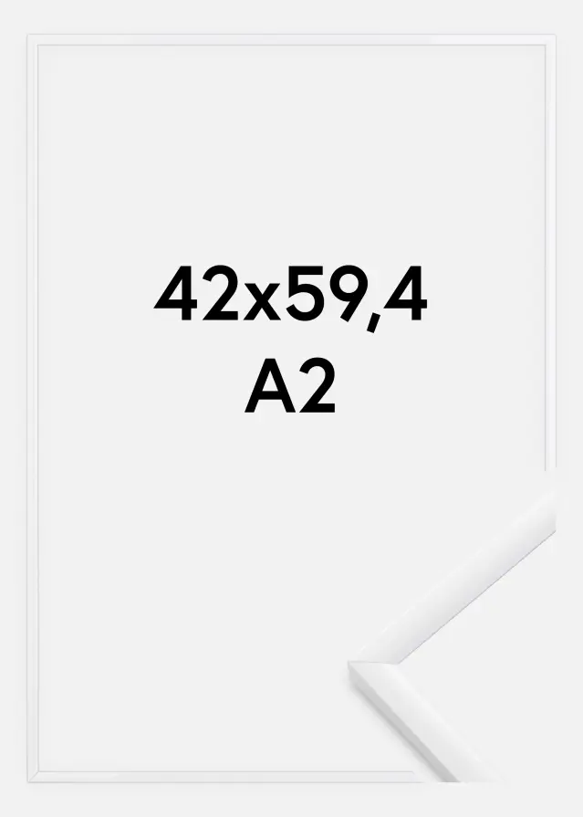 Okvir New Lifestyle Akrilno steklo Bela 42x59,4 cm (A2)