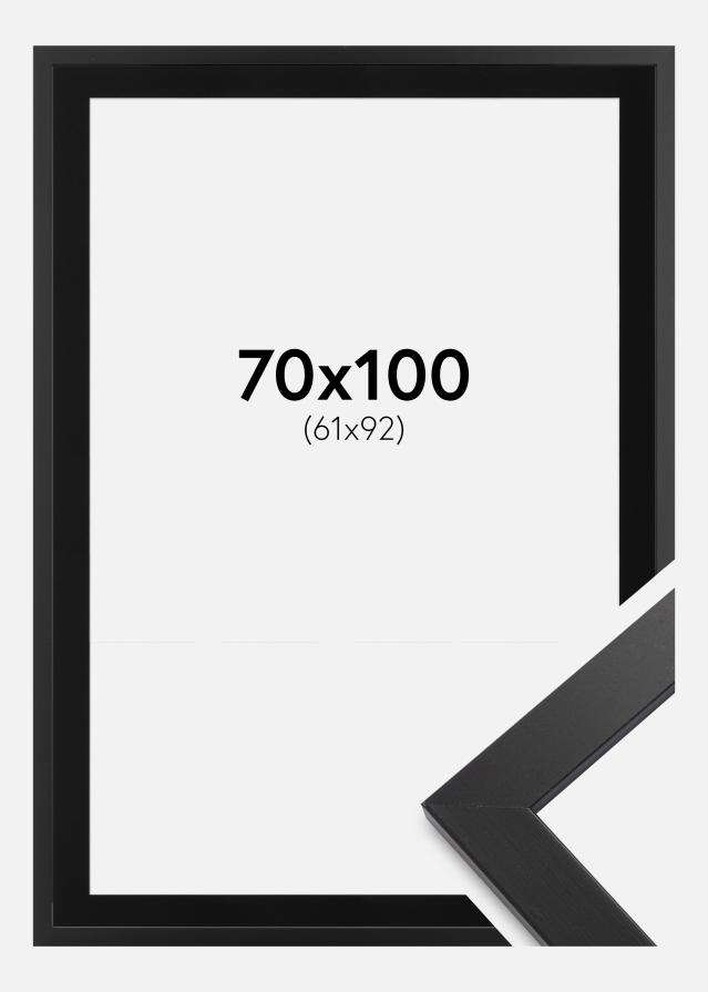 Okvir Black Wood 70x100 cm - Paspartŭ Črna 62x93 cm
