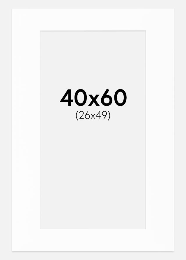 Paspartŭ Bela Bel notranji rob 40x60 cm (24x49)